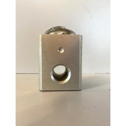 ACCENDINO TAVOLO Edinex  ALLUMINIUM BLOCK LIGHTER MODERNISTA NON FUNZIONANTE '50