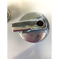 ACCENDINO TAVOLO Edinex  ALLUMINIUM BLOCK LIGHTER MODERNISTA NON FUNZIONANTE '50