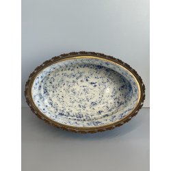 ANTICO VASO CENTROTAVOLA FRANCESE CHOISY LE ROY NAPOLEONE III DECORO BRONZO