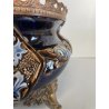 ANTICO VASO CENTROTAVOLA FRANCESE CHOISY LE ROY NAPOLEONE III DECORO BRONZO