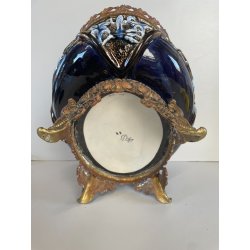 ANTICO VASO CENTROTAVOLA FRANCESE CHOISY LE ROY NAPOLEONE III DECORO BRONZO