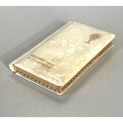 vecchio LIBRO di PREGHIERE tascabile RICORDO PRIMA COMUNIONE religioso 1957