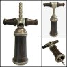 ANTICO CAVATAPPI LEGNO ARGENTO 925 G. Vavassori Milano CORKSCREW tire-bouchon