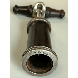 ANTICO CAVATAPPI LEGNO ARGENTO 925 G. Vavassori Milano CORKSCREW tire-bouchon