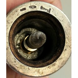 ANTICO CAVATAPPI LEGNO ARGENTO 925 G. Vavassori Milano CORKSCREW tire-bouchon