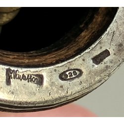 ANTICO CAVATAPPI LEGNO ARGENTO 925 G. Vavassori Milano CORKSCREW tire-bouchon