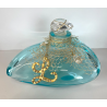 GRANDE PORTA PROFUMO L DE LOLITA LEMPICKA 27 CM BOTTIGLIA FORMA SASSO TURCHESE