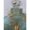GRANDE PORTA PROFUMO L DE LOLITA LEMPICKA 27 CM BOTTIGLIA FORMA SASSO TURCHESE