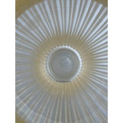 GRANDE VASO VETRO FIRMATO LA FILIGRANA MURANO FOGLIA ORO BAROVIER SEGUSO VINTAGE