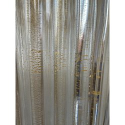 GRANDE VASO VETRO FIRMATO LA FILIGRANA MURANO FOGLIA ORO BAROVIER SEGUSO VINTAGE