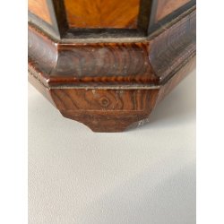 ANTICA URNA VOTAZIONI CONFRATERNITE LEGNO LASTRONATO INTARSIATO RELIGIOSO 1788