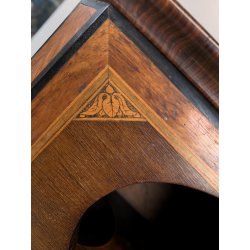 ANTICA URNA VOTAZIONI CONFRATERNITE LEGNO LASTRONATO INTARSIATO RELIGIOSO 1788