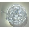 ANTICO VASO CRISTALLO Baccarat FORMAGGIERA COPERCHIO + CUCCHIAIO SENAPE MOSTARDA