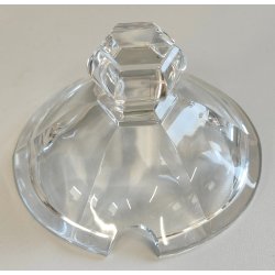 ANTICO VASO CRISTALLO Baccarat FORMAGGIERA COPERCHIO + CUCCHIAIO SENAPE MOSTARDA