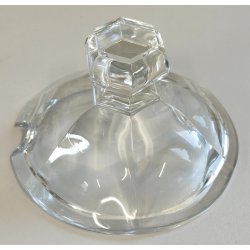 ANTICO VASO CRISTALLO Baccarat FORMAGGIERA COPERCHIO + CUCCHIAIO SENAPE MOSTARDA