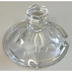 ANTICO VASO CRISTALLO Baccarat FORMAGGIERA COPERCHIO + CUCCHIAIO SENAPE MOSTARDA