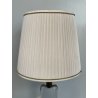 LAMPADA TAVOLO VETRO SOMMERSO MURANO ANNI 60 CAPPELLOTTO STOFFA TRASPARENTE LAMP