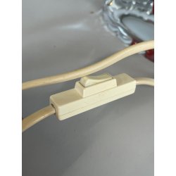 LAMPADA TAVOLO VETRO SOMMERSO MURANO ANNI 60 CAPPELLOTTO STOFFA TRASPARENTE LAMP