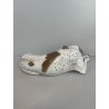 ANTICA SCULTURA CERAMICA CANE FIRMATA ROSENTHAL POINTER DOG GERMANIA ANNI '40