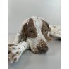 ANTICA SCULTURA CERAMICA CANE FIRMATA ROSENTHAL POINTER DOG GERMANIA ANNI '40