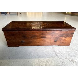 ANTICO CARILLON Ducommun Girod SWISS SCATOLA MUSICALE LEGNO INTARSIATO 1840 c.a.