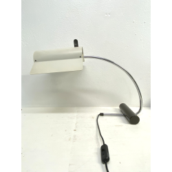 LAMPADA TAVOLO ORIENTABILE AD ARCO DESIGN Joe Colombo 43cm/h FUNZIONANTE '60s