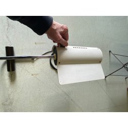 LAMPADA TAVOLO ORIENTABILE AD ARCO DESIGN Joe Colombo 43cm/h FUNZIONANTE '60s