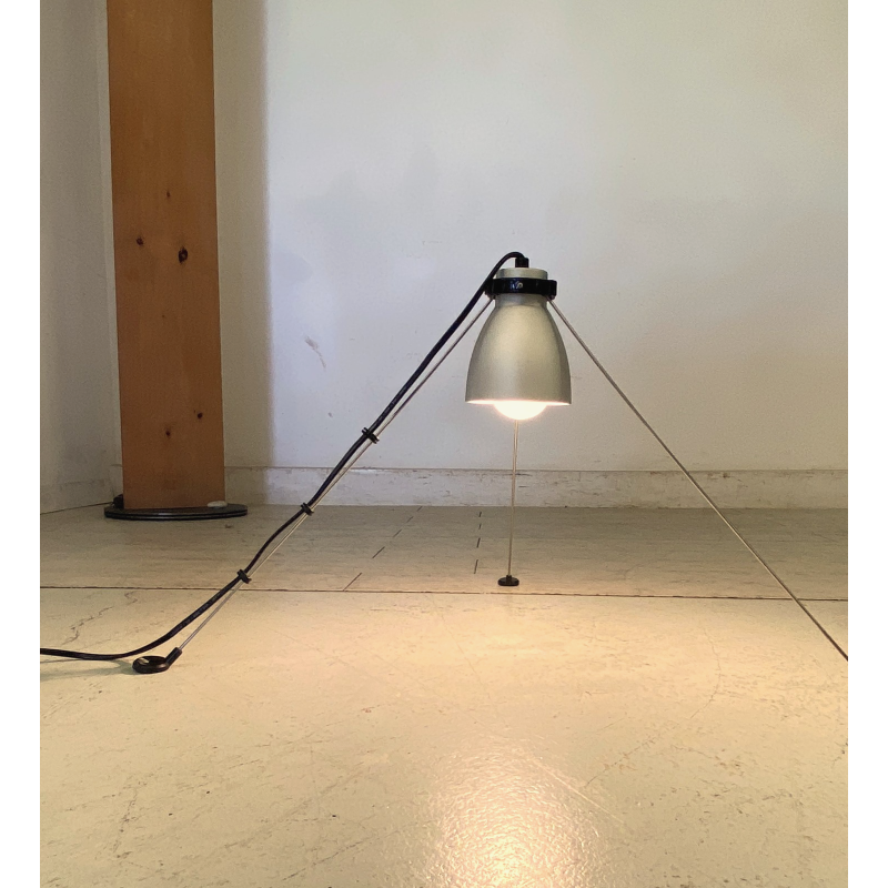 LAMPADA TAVOLO SOFFITTO PARETE Grifo DESIGN G.H. TEW PER Artemide ALLUMINIO '80s