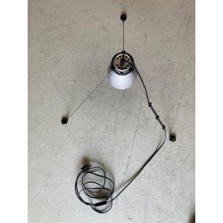 LAMPADA TAVOLO SOFFITTO PARETE Grifo DESIGN G.H. TEW PER Artemide ALLUMINIO '80s