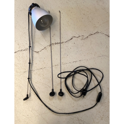 LAMPADA TAVOLO SOFFITTO PARETE Grifo DESIGN G.H. TEW PER Artemide ALLUMINIO '80s