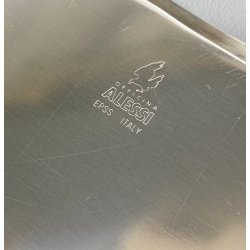 SET CONDIMENTO Acetoliere DESIGN A. Castiglioni ALESSI CRISTALLO ACCIAIO EPSS