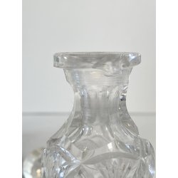 MENAGE CONDIMENTO W. Gibson BELFAST CRISTALLO MOLATO METALLO ARGENTATO EPNS '800