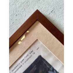 TAVOLA ORIGINALE ILLUSTRAZIONE TEMPERA CARTA Enzo Magni (Ingam) EPOCA 1950