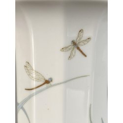 VASO PORCELLANA Rosenthal STUDIO LINIE Tapio Wirkkala POLYGON DRAGONFLY  19 cm/h