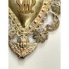 antico grande EX VOTO SACRO CUORE lamierino MARIANO Maria DEVOZIONALE preghiera