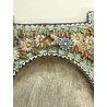 ANTICA CORNICE MICROMOSAICO epoca 1800 stile VITTORIANO h 21,5 cm da restaurare