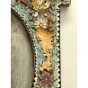 ANTICA CORNICE MICROMOSAICO epoca 1800 stile VITTORIANO h 21,5 cm da restaurare