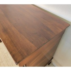 ANTICO COMO IMPERO a COLONNA 4 CASSETTI NOCE 800 CASSETTONE mobile CASSETTIERA