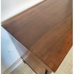 ANTICO COMO IMPERO a COLONNA 4 CASSETTI NOCE 800 CASSETTONE mobile CASSETTIERA