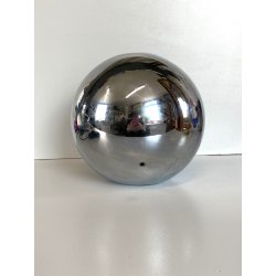 OROLOGIO VINTAGE da TAVOLO butova FRANCE SFERA METALLO CROMATO FUNZIONANTE '70