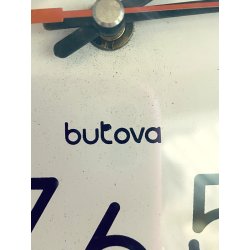 OROLOGIO VINTAGE da TAVOLO butova FRANCE SFERA METALLO CROMATO FUNZIONANTE '70