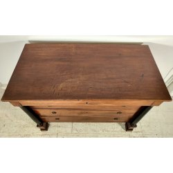 ANTICO COMO IMPERO 4 CASSETTI con SEGRETO NOCE 800 CASSETTONE mobile CASSETTIERA