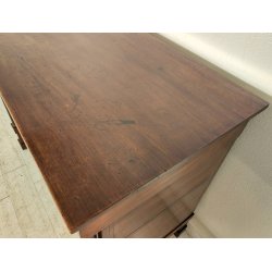 ANTICO COMO IMPERO 4 CASSETTI con SEGRETO NOCE 800 CASSETTONE mobile CASSETTIERA