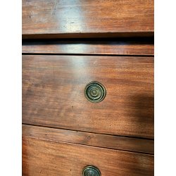 ANTICO COMO IMPERO 4 CASSETTI con SEGRETO NOCE 800 CASSETTONE mobile CASSETTIERA