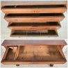 ANTICO COMO IMPERO 4 CASSETTI con SEGRETO NOCE 800 CASSETTONE mobile CASSETTIERA