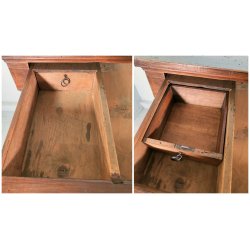 ANTICO COMO IMPERO 4 CASSETTI con SEGRETO NOCE 800 CASSETTONE mobile CASSETTIERA