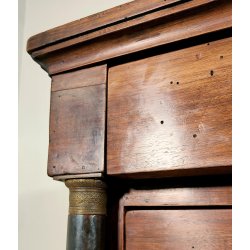 ANTICO COMO IMPERO 4 CASSETTI con SEGRETO NOCE 800 CASSETTONE mobile CASSETTIERA