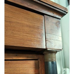 ANTICO COMO IMPERO 4 CASSETTI con SEGRETO NOCE 800 CASSETTONE mobile CASSETTIERA