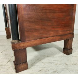 ANTICO COMO IMPERO 4 CASSETTI con SEGRETO NOCE 800 CASSETTONE mobile CASSETTIERA