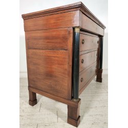 ANTICO COMO IMPERO 4 CASSETTI con SEGRETO NOCE 800 CASSETTONE mobile CASSETTIERA